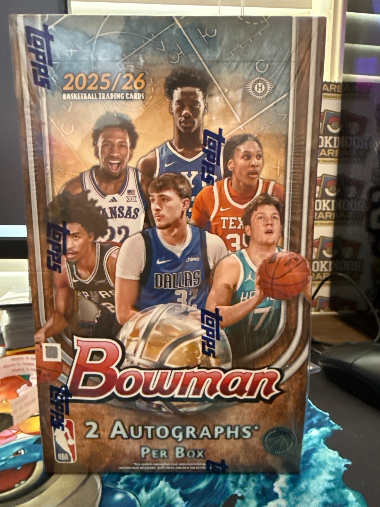 2025-26 Bowman Basketball Hobby Box 2 Autos per