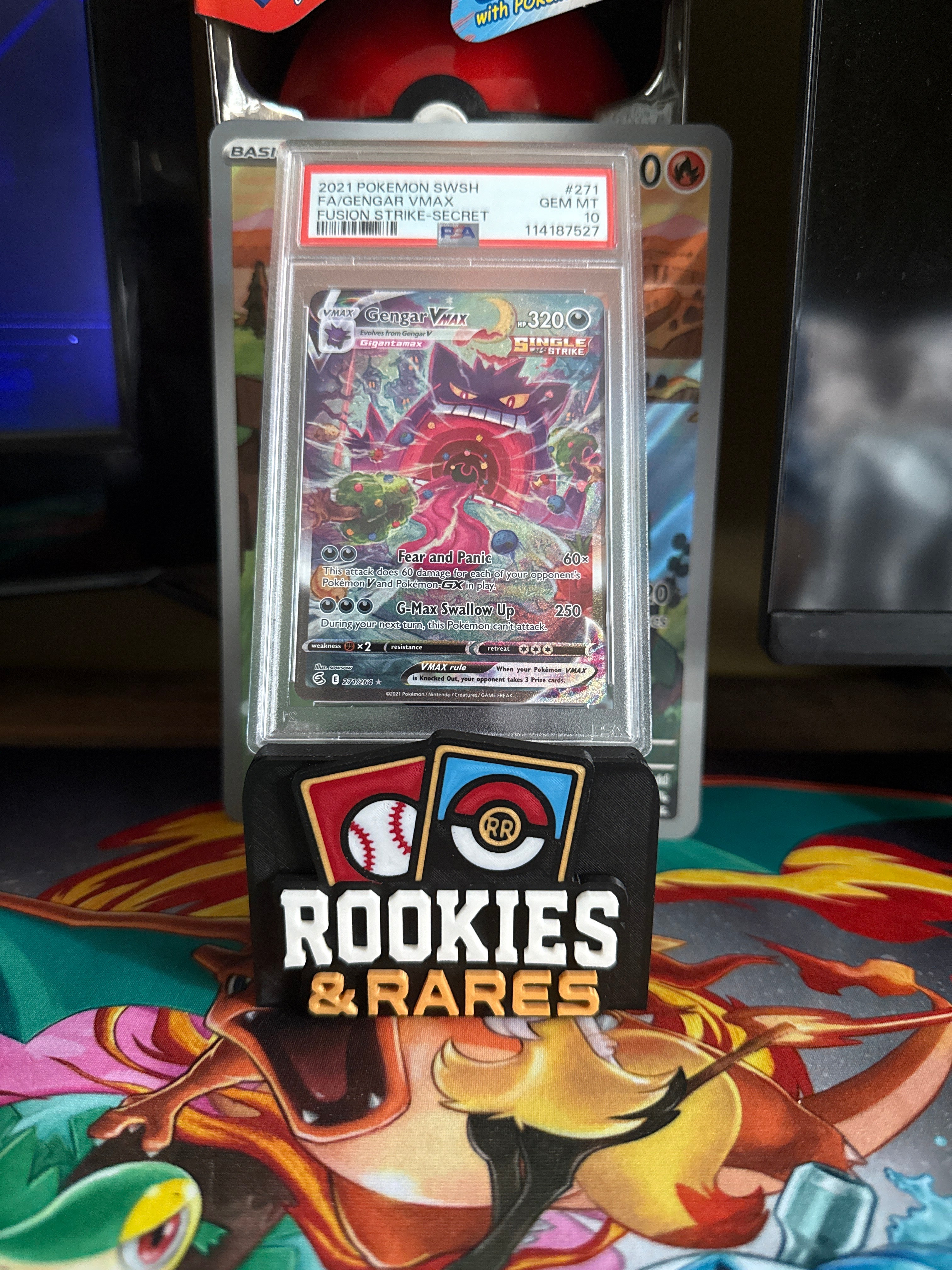 2021 Pokemon SWSH FA/Gengar VMAX PSA 10