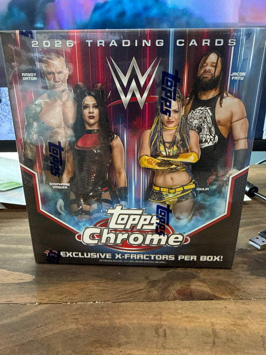2026 Topps Chrome WWE Mega Box
