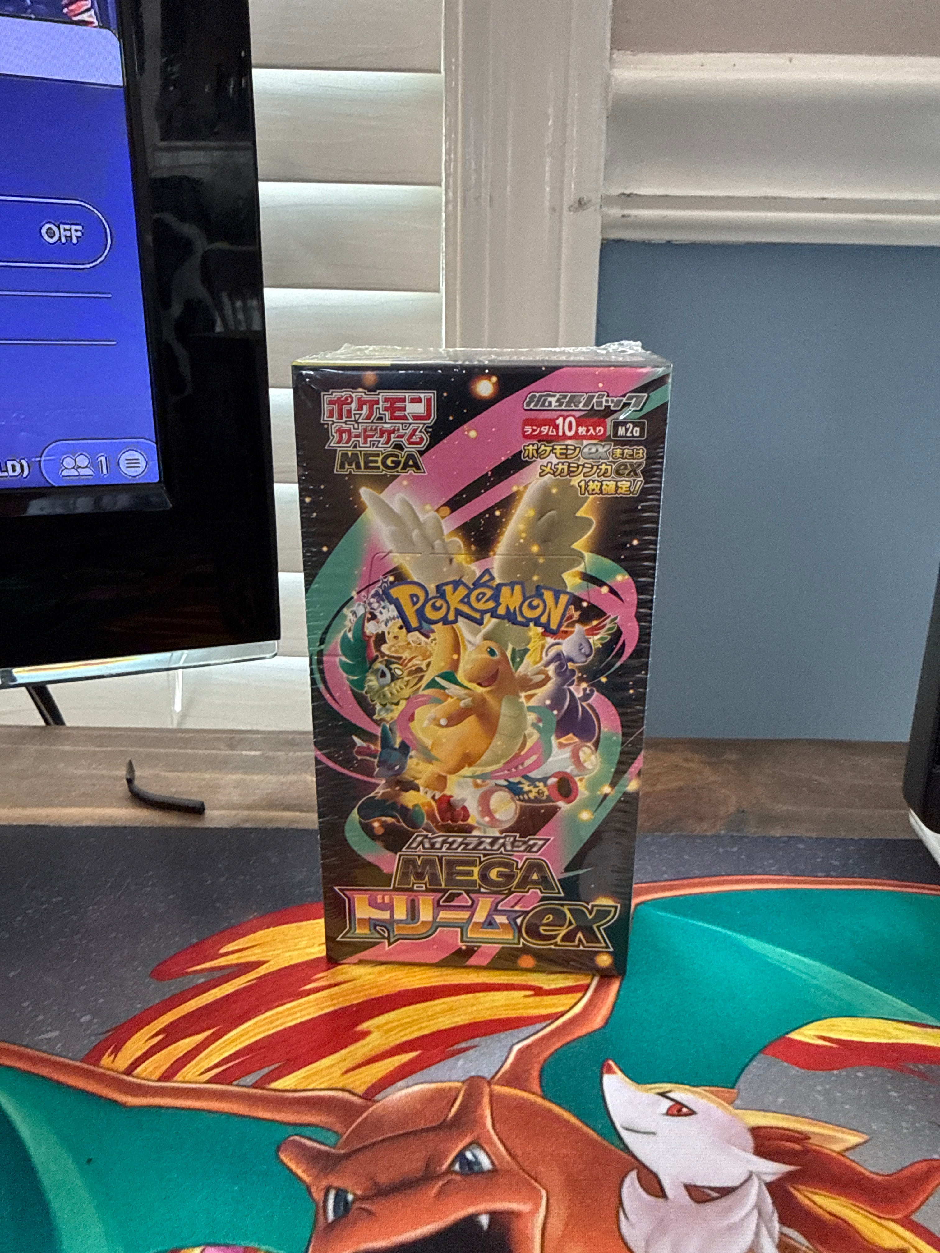 Mega Dream Japanese Booster Box in hand!