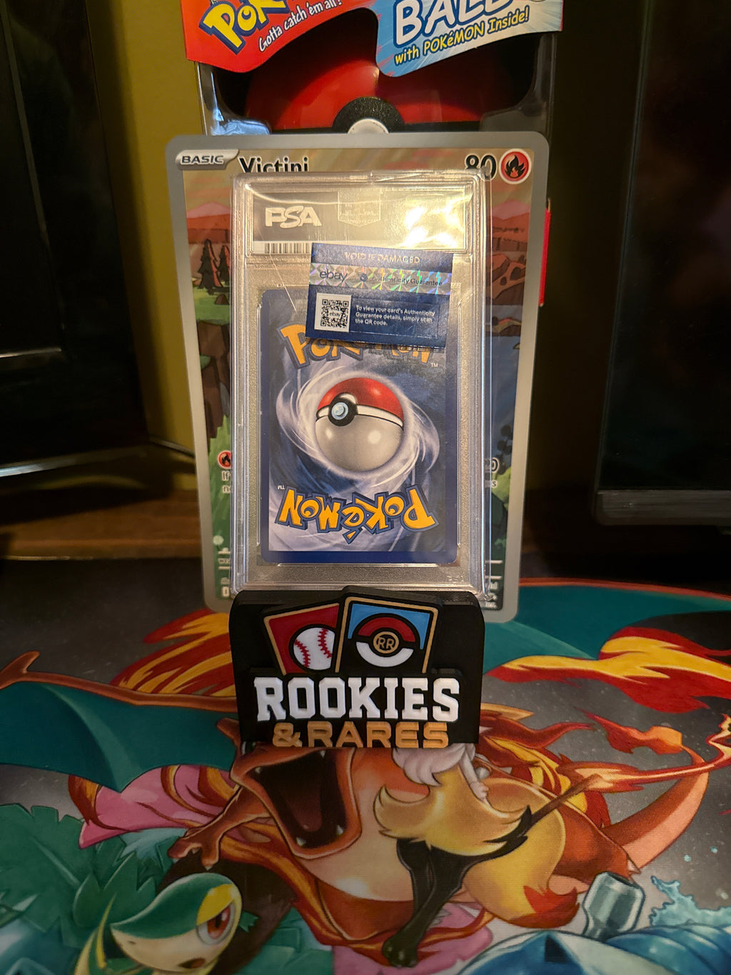 1999 Pokemon Charizard Holo Shadowless PSA 7