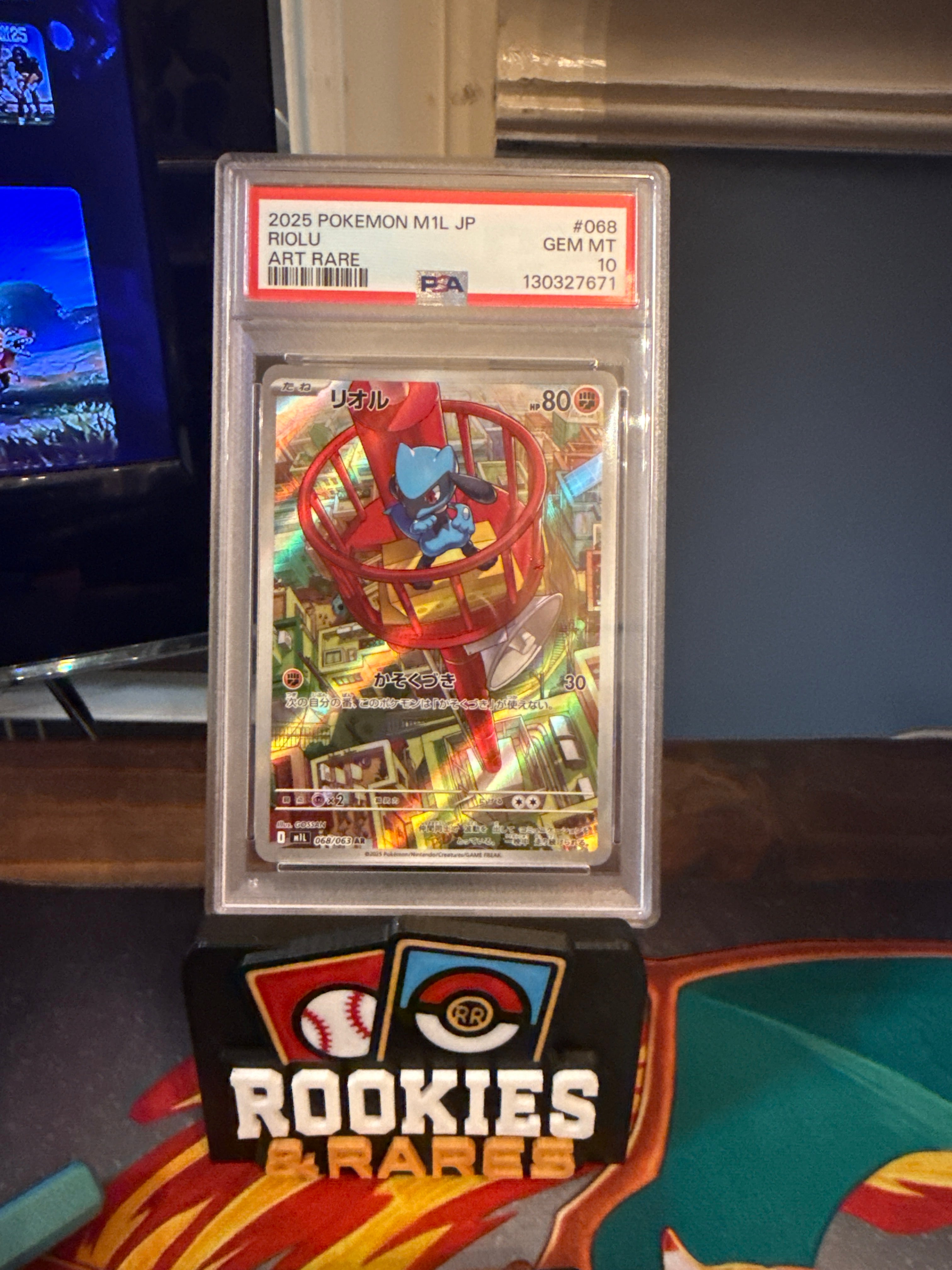 2025 Pokemon Riolu AR PSA 10