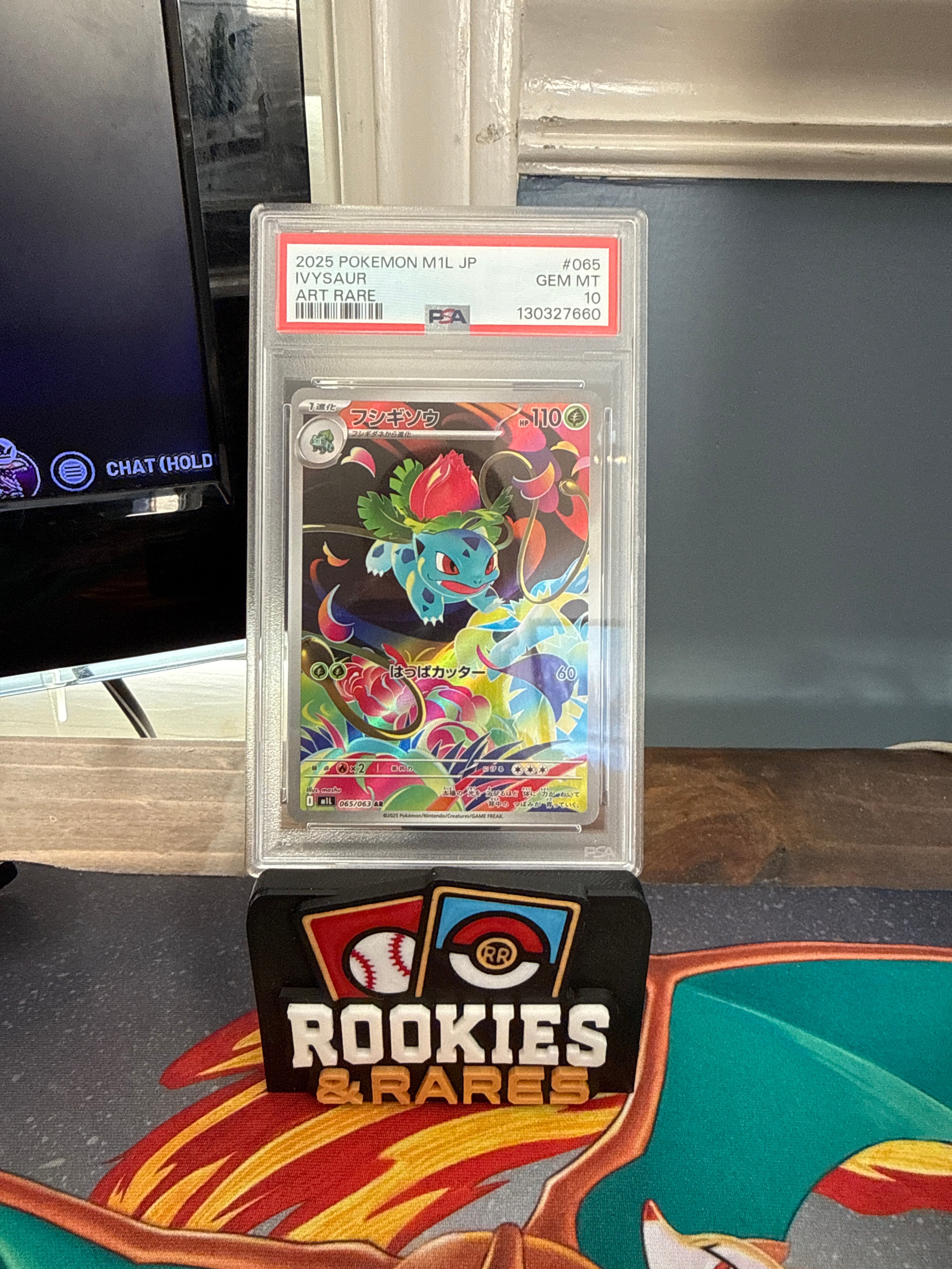 2025 Pokemon Mega Brave Ivysaur Art Rare PSA 10
