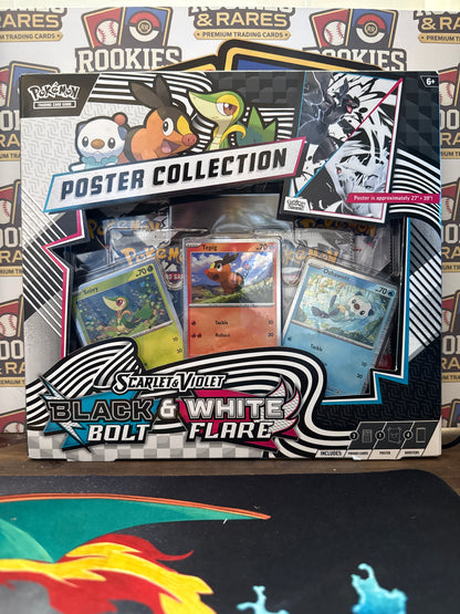 Pokemon  Black Bolt And White Flare Unova Poster Collection Box | FACTORY SEALED