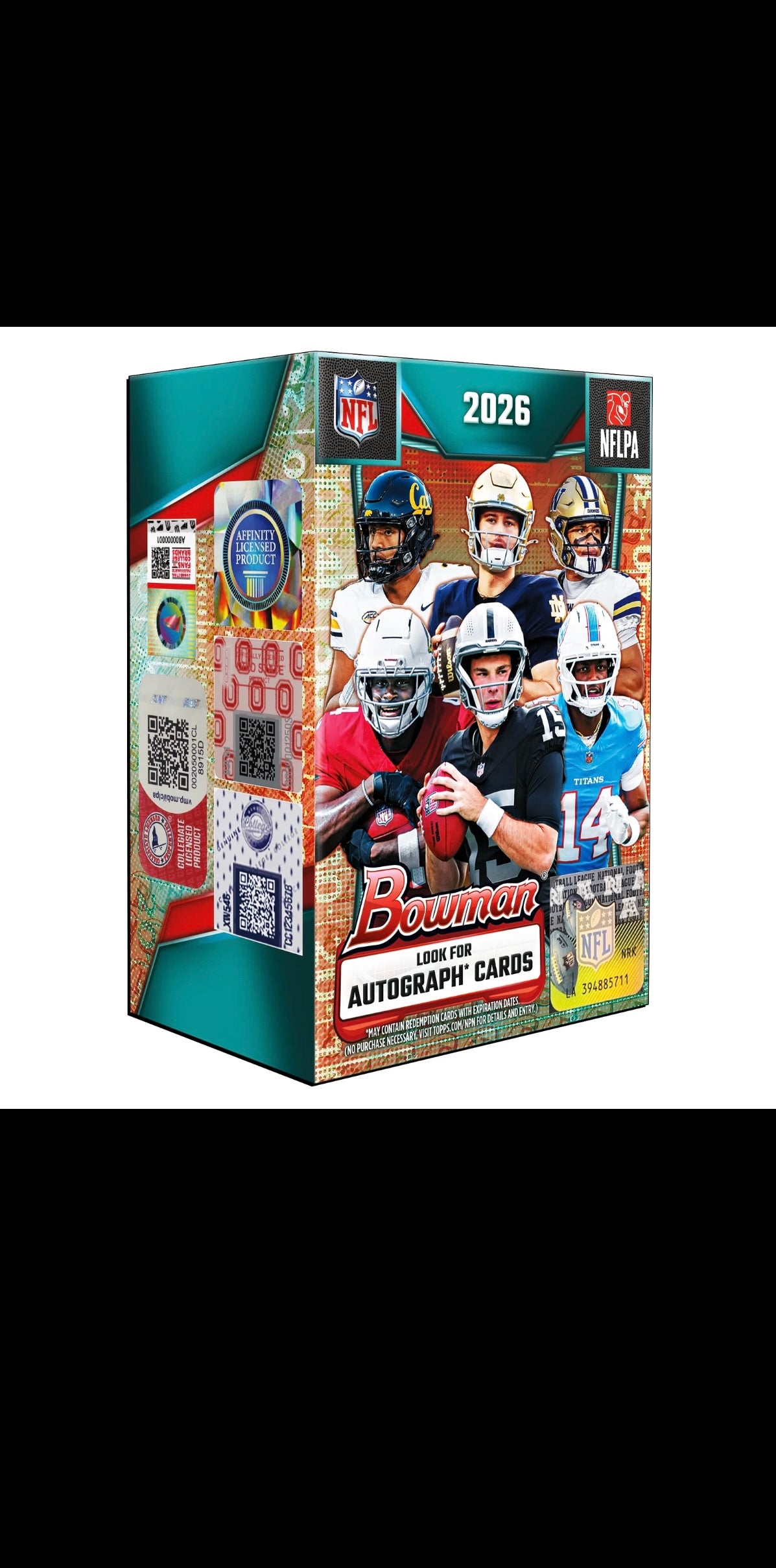 2026 Bowman Football NFL Value Blaster Box (60 Cards) Factory Sealed Box