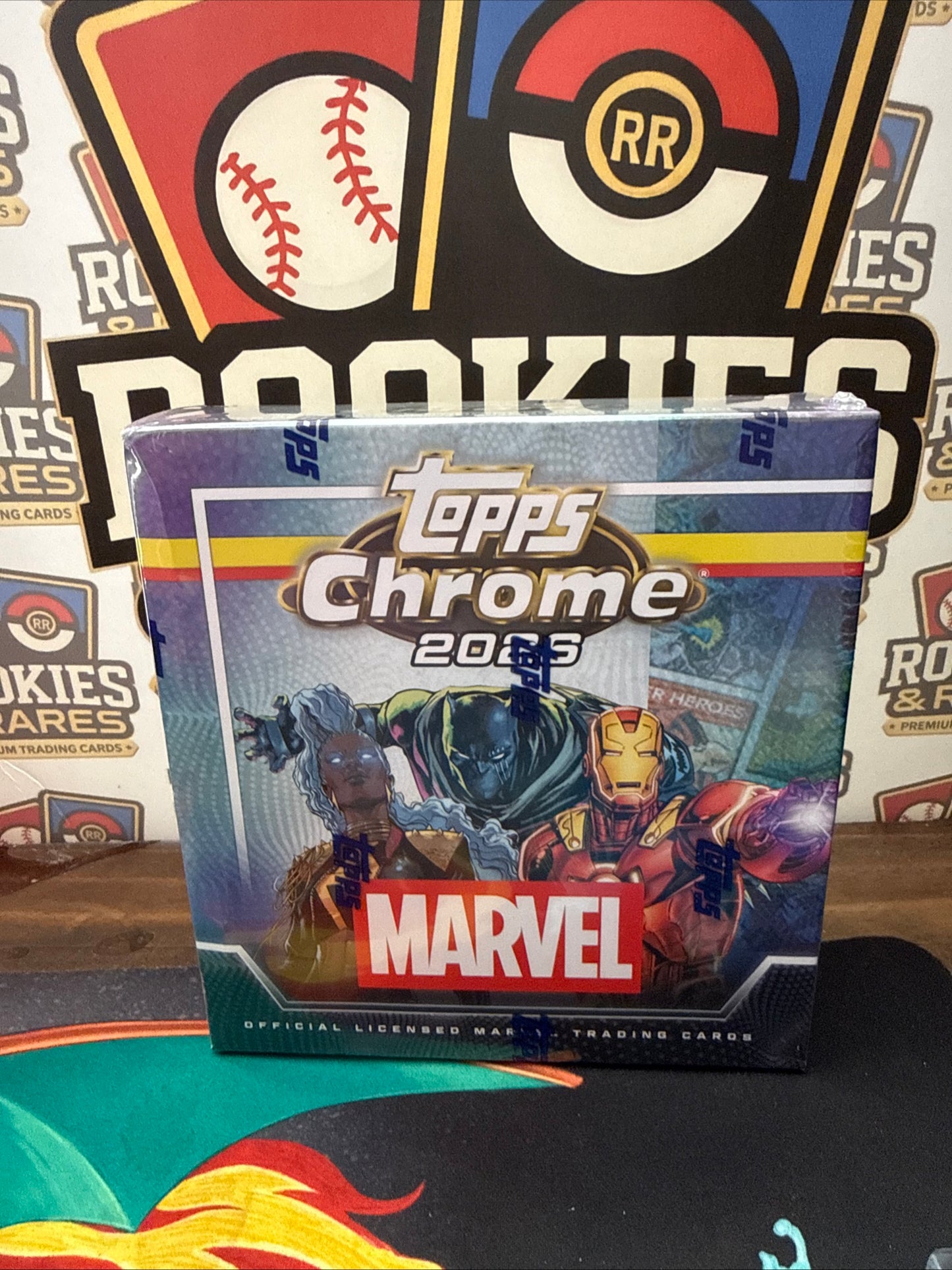 2026 Topps Chrome Marvel Factory Sealed Mega Box