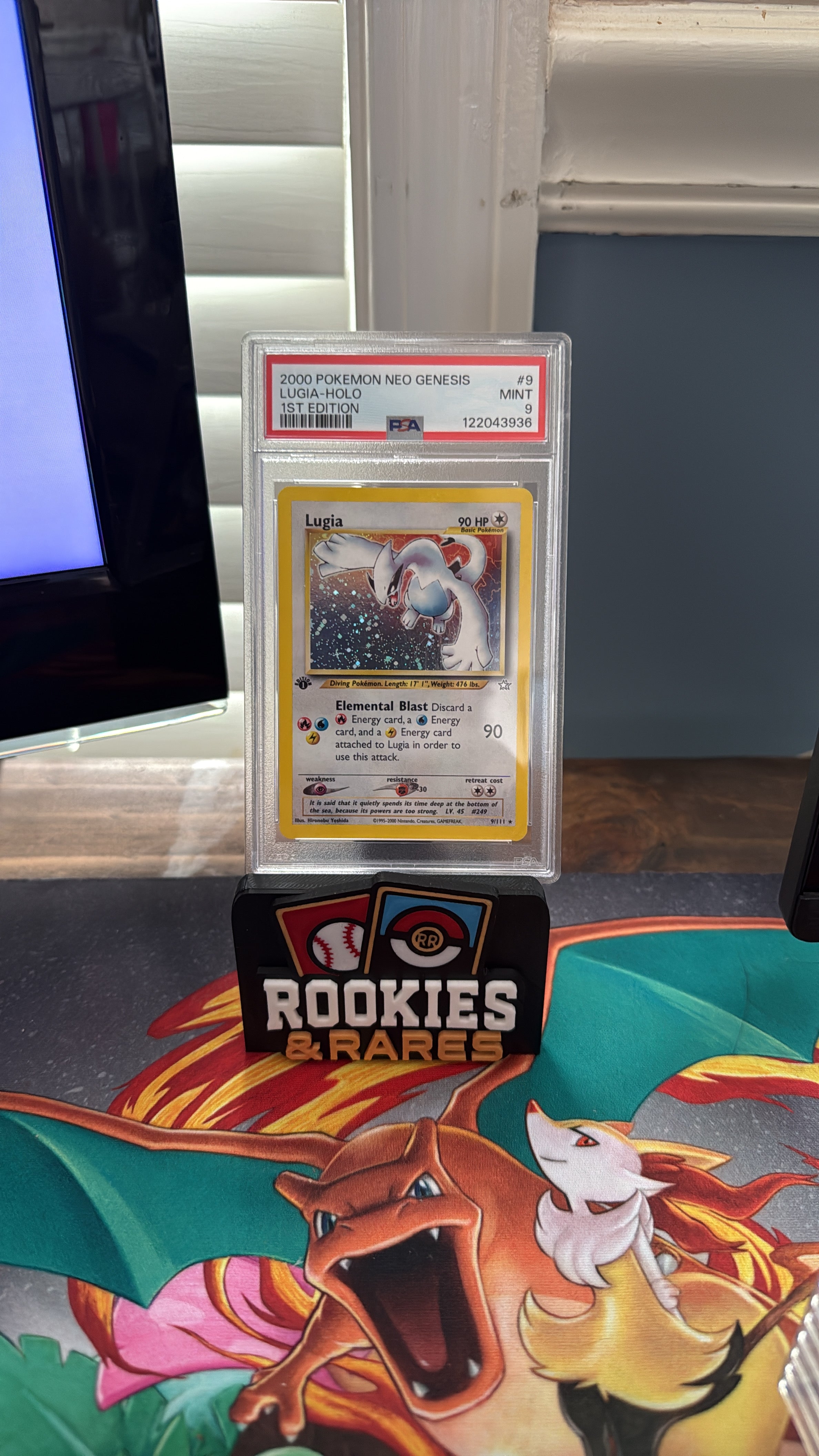 2000 Pokemon Neo Genesis Lugia Holo 1st Edition PSA 10