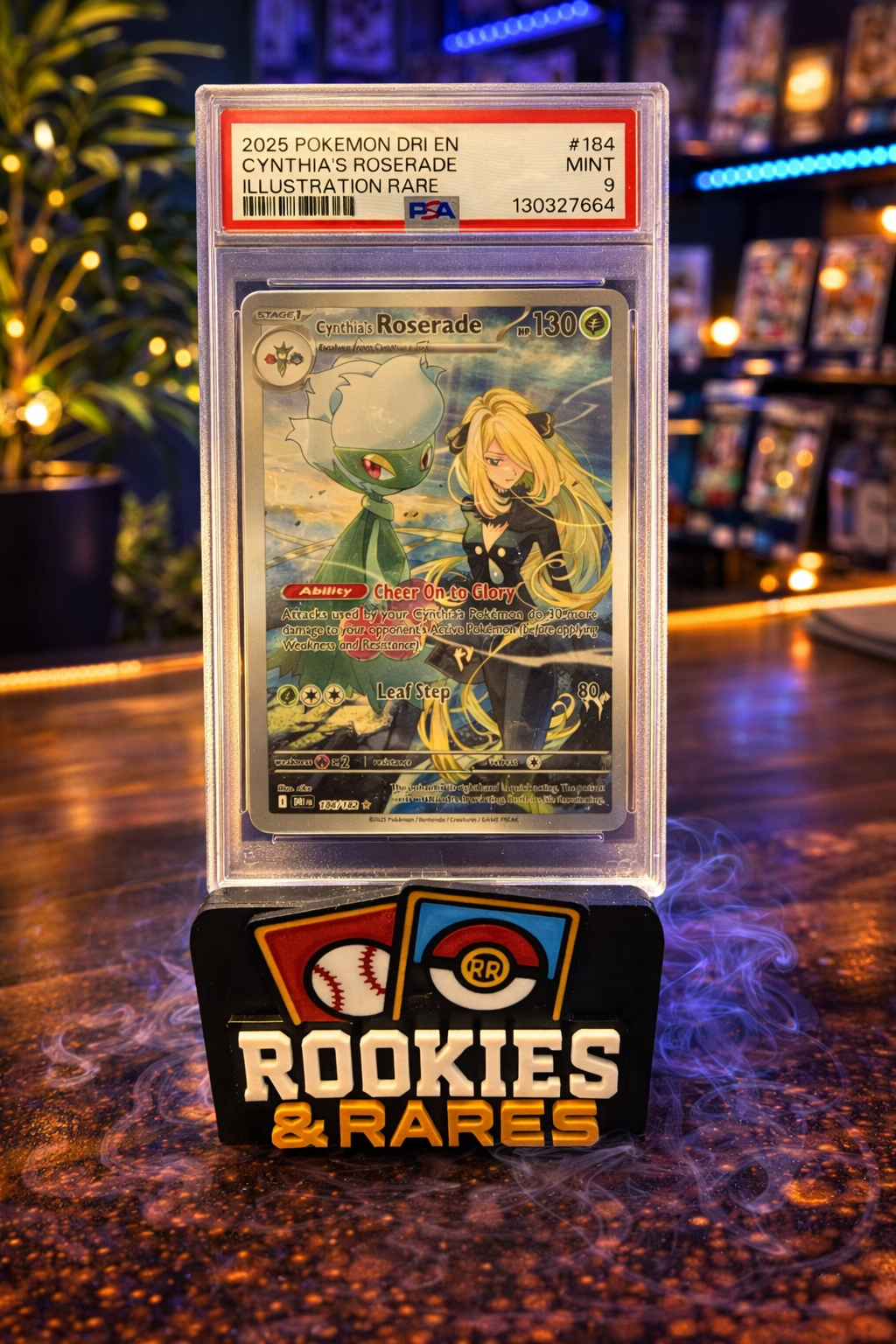 2025 Pokemon Cynthia’s Roserade IR Mint 9