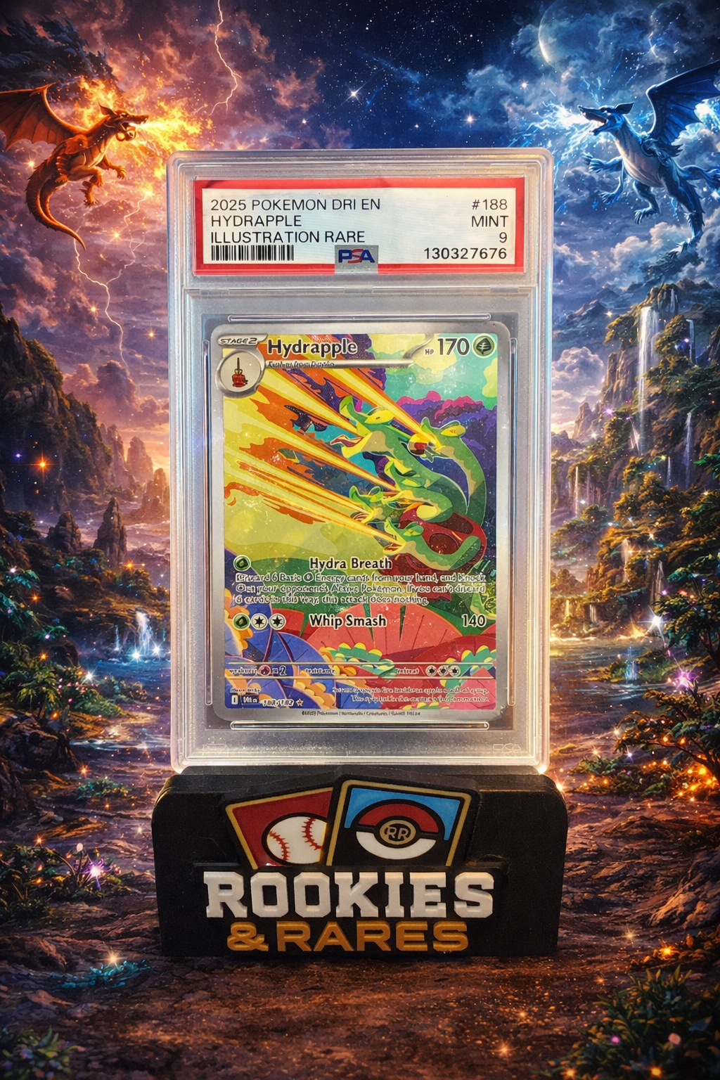 2025 Pokemon Destined Rivals Hydrapple IR PSA 9