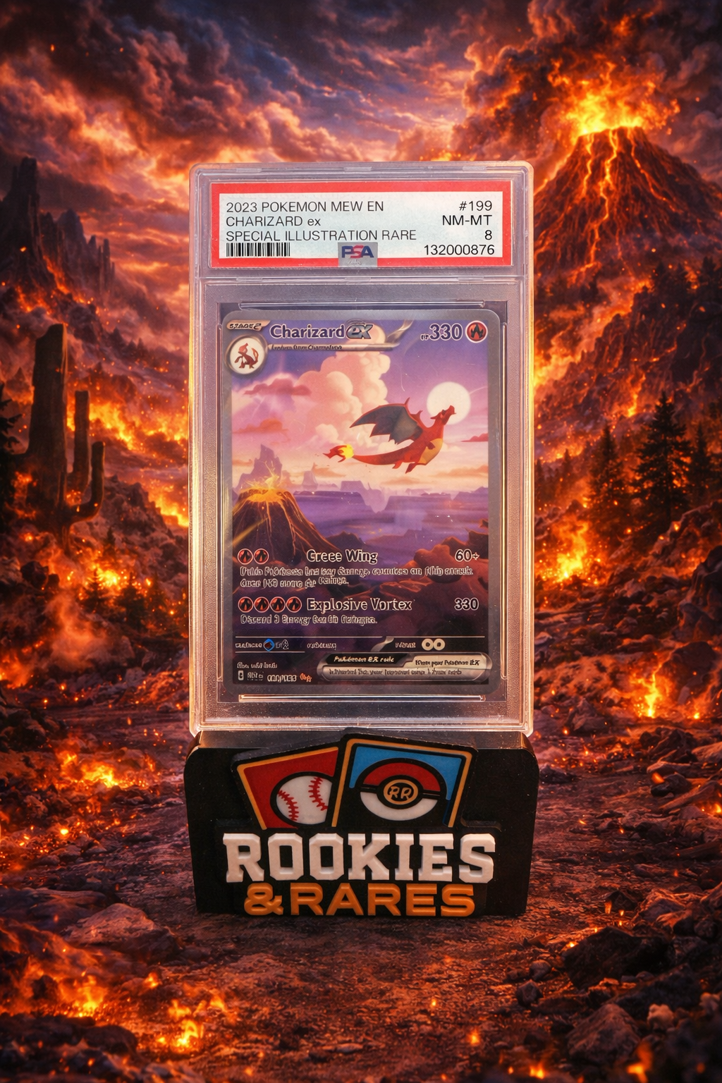 2023 Pokemon Charizard SIR 151 PSA 8