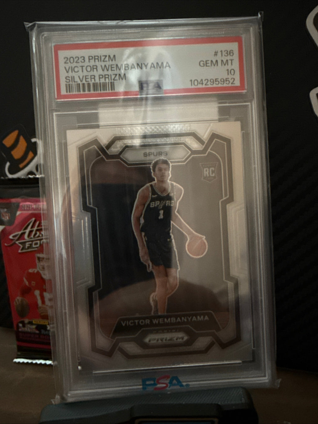 2023 PANINI PRIZM SILVER #136 VICTOR WEMBANYAMA RC PSA 10