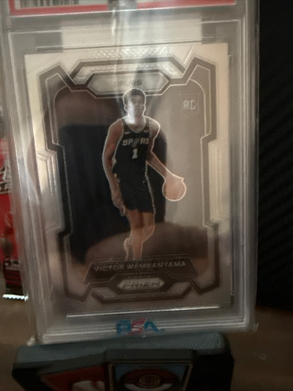 2023 PANINI PRIZM SILVER #136 VICTOR WEMBANYAMA RC PSA 10