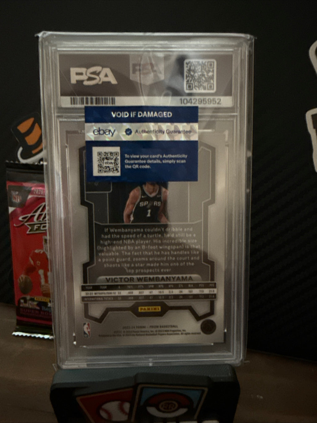 2023 PANINI PRIZM SILVER #136 VICTOR WEMBANYAMA RC PSA 10